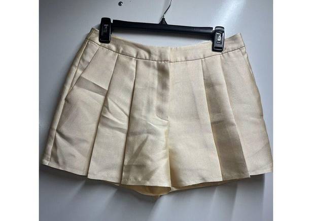 ALLSAINTS  NWT London Shimmer Short in Gold size 4 Women’s Designer Shorts