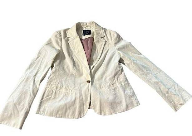 American Eagle  women's medium cream colored blazer