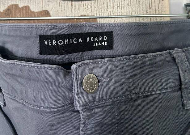 Veronica Beard  Ayla Chino High Rise grey jeans pants slate