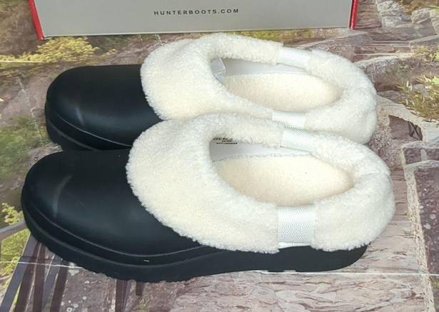 Hunter  play Sherpa insulated clogs size 8