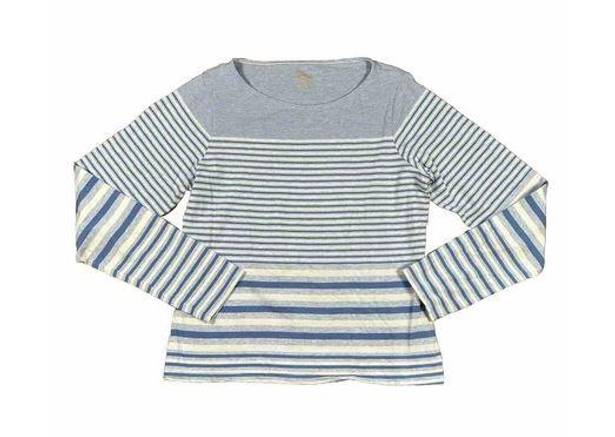 Orvis  Perfect Tee Modern Fit Long Sleeves Stripe Shirt Size Large