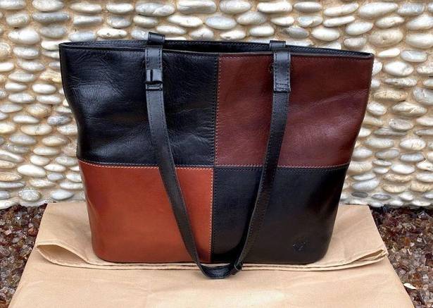 Patricia Nash  Braden Colorblock Leather Tote Bag w/bag & Card New with Tag (NWT)