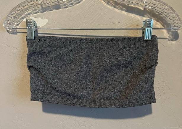 Skinny Girl NWT  Gray Heathered Reversible Pads Bandeau Bra