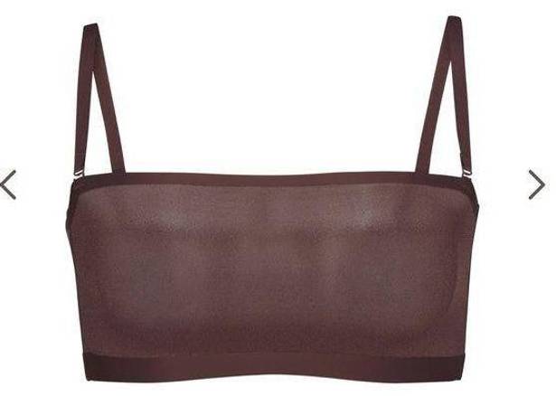 SKIMS  Sheer Sculpting Bandeau Cocoa