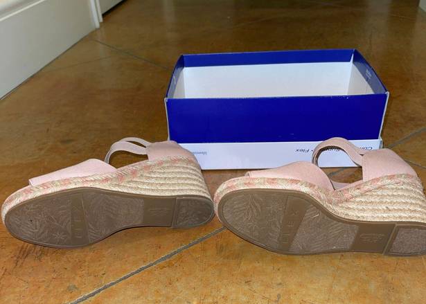 Life Stride Light Pink/ Nude Wedges 