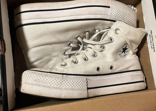 Converse Platform White