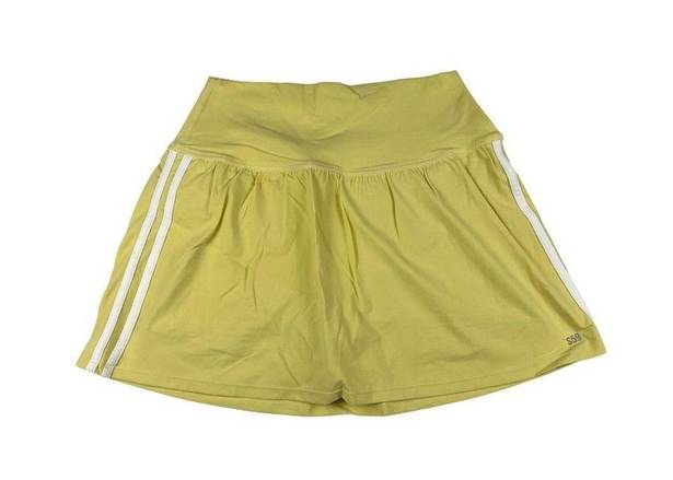 Polo Splits 59 Airweight Crop  & High Waist Skort in Yellow & White