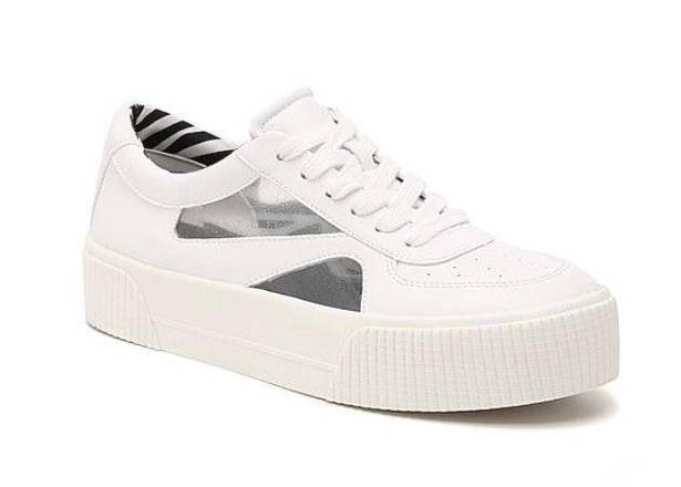 mix no. 6 White Emmalyn Platform Sneaker Size 9.5