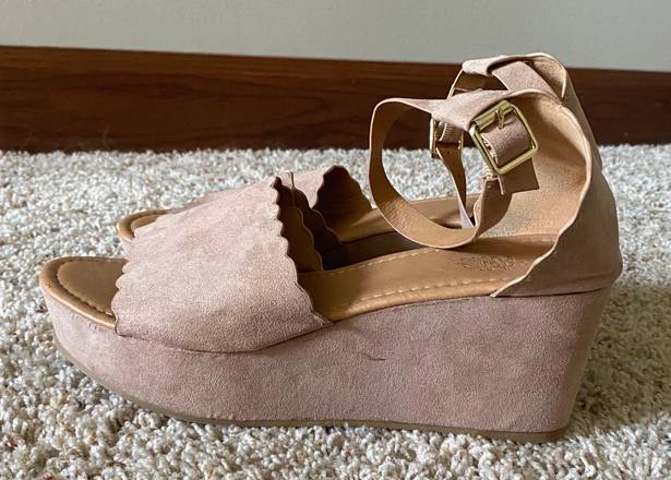 Charlotte Russe Open Toe Wedges