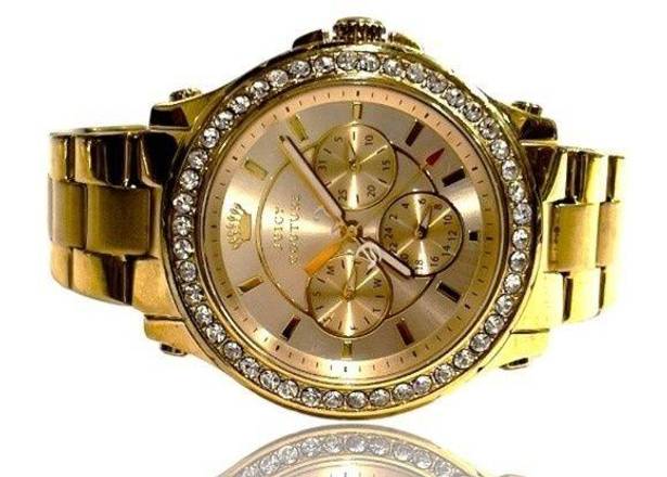 Juicy Couture Authentic  Gold-tone Stella Watch