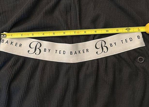 Ted Baker  Black Ribbed Loungewear Trousers Pants US4 UK8 EUR36 NWT