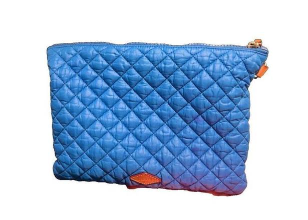 MZ Wallace  Nylon Pouch Bag Blue