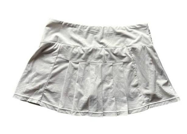 Zyia  Tennis Skirt Athletic White Womens XLARGE