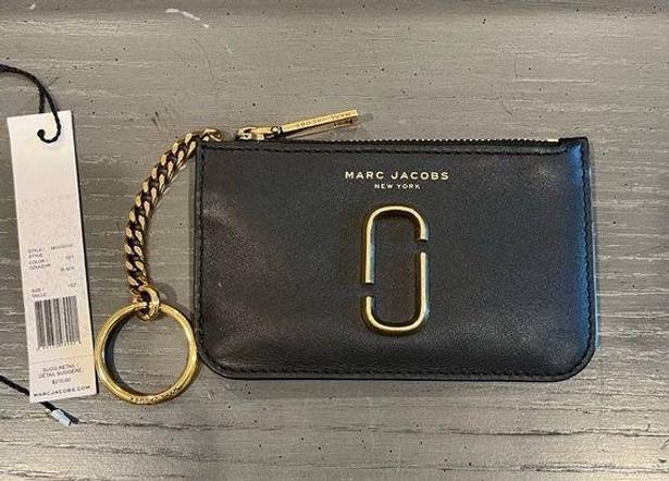 Marc Jacobs Black Coin Card Key Pouch Wallet - $130 (38% Off