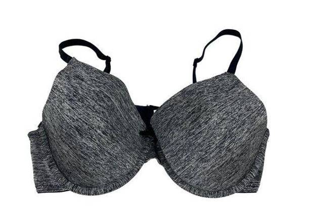 Only Grey and Navy Bra Size 38D Polyester Nylon Spandex Style 42002 Hand Wash 