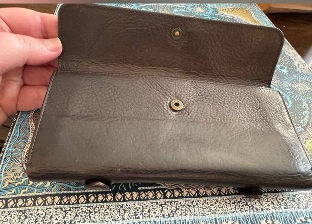 Mulberry  Roxanne Wallet in Brown Leather, Authenticated Vintage, GUC