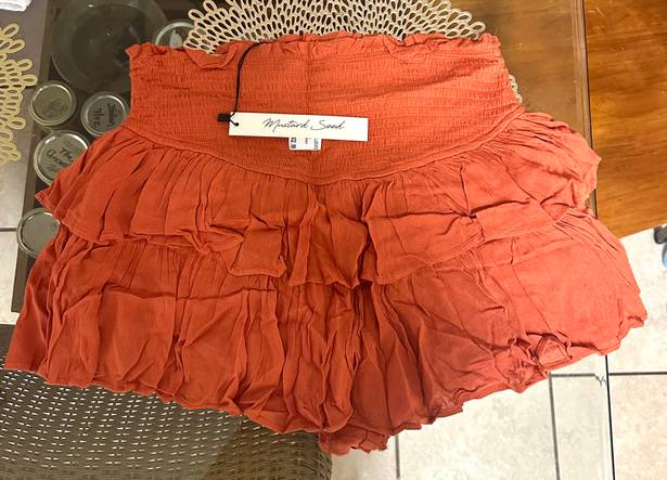 Mustard Seed Large New With Tags  Ruffle Skirt