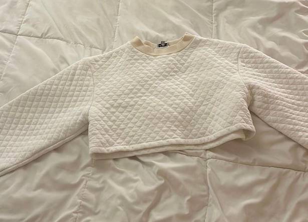 Beginning Boutique Cropped Long Sleeve Sweater