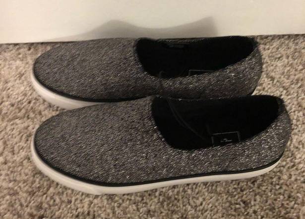 Gap  black and silver slip on shoes