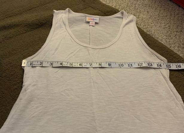 LuLaRoe  White Tank Top Size S