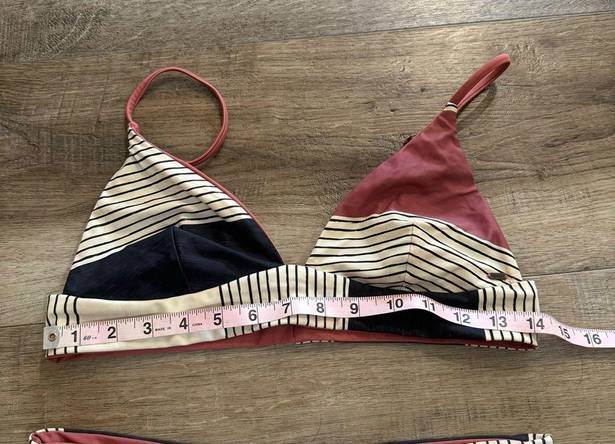 Rip Curl  Open Road Reversible Tri Bikini Top and Bottom Size M