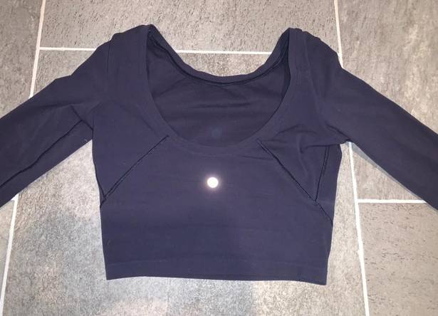 Lululemon Navy Long Sleeve 