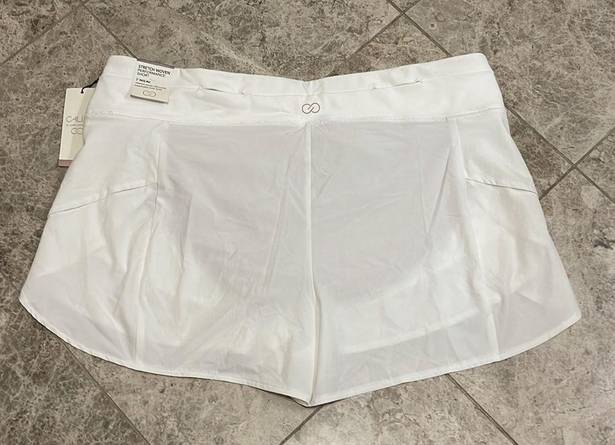 Petal CALIA Anywhere  Hem Running Shorts NWT White XXL