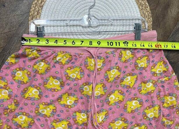 Lounge Care Bears Pajama  Shorts Juniors 1XL Pink Yellow
