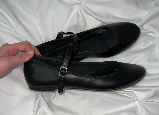 Madden Girl Black Flats 