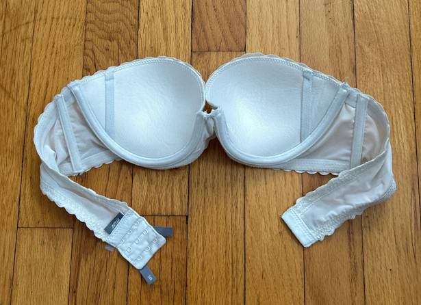 Aerie Strapless White Lacey  Bralette