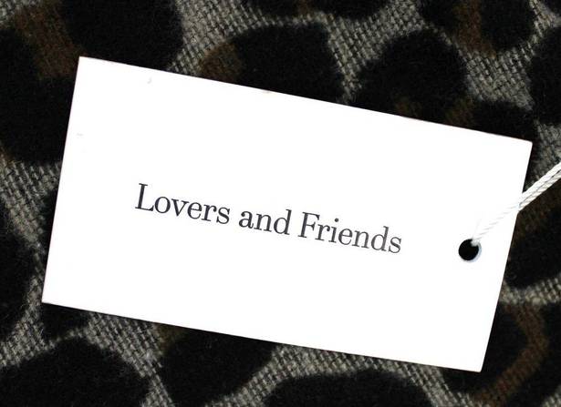 Lovers + Friends  Womens XS Leopard Print Mini Skirt Black Tan Mobwife Edgy