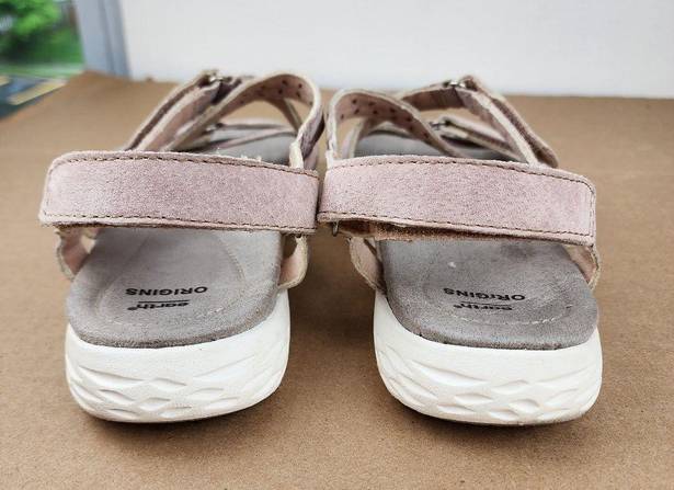 Earth Origins  Sandal Westfield Wendy Blush Pink Suede Adjustable Straps Size 10M