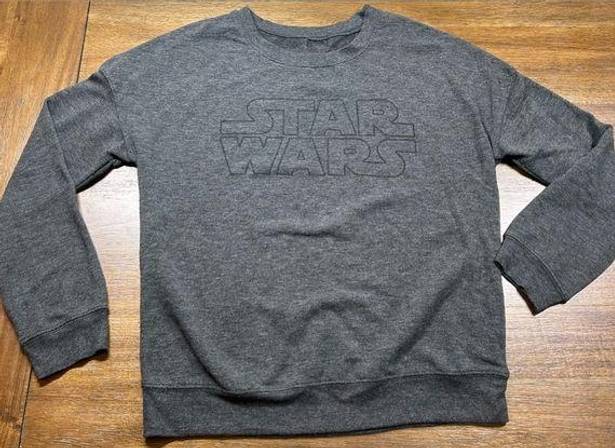 Star Wars Official Crewneck Sweatshirt Charcoal Grey Size L