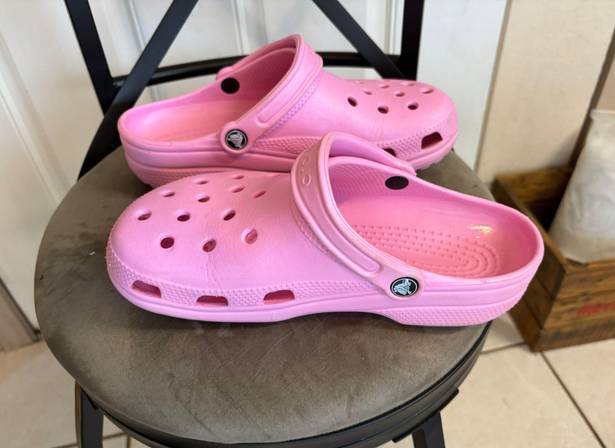 Crocs M8,W10 Pink  Classic Clogs