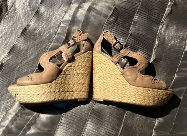 Jessica Simpson  Raffia Wedges