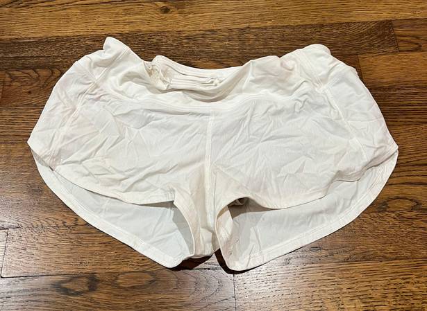 Lululemon Shorts Speed Up White