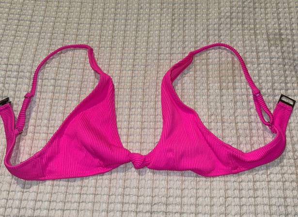 White Fox Boutique Pink Bikini Top