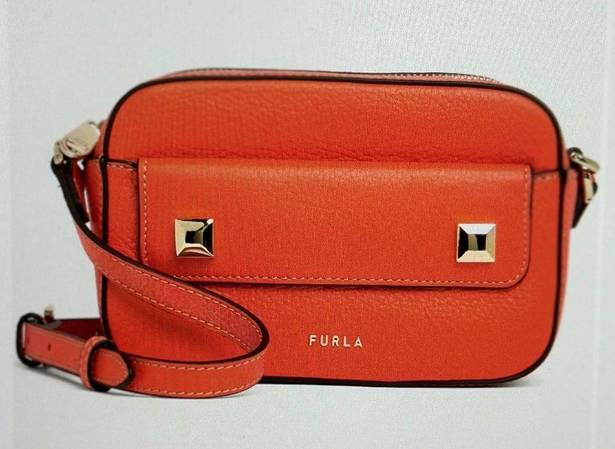 Furla **NEW ITEM**  Afrodite Mini Camera Crossbody Bag - Arancio A