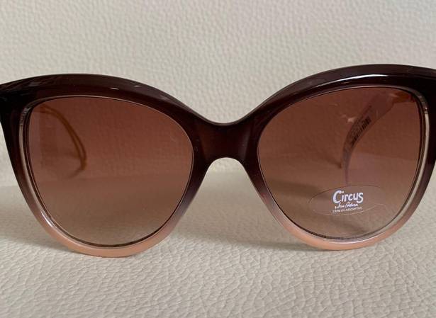 Sam Edelman CIRCUS BY  BROWN TAUPE OMBRÉ CAT EYE SUNGLASSES