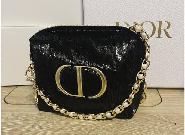 Dior Makeup Cosmetic Case Purse Pouch Shoulder Bag