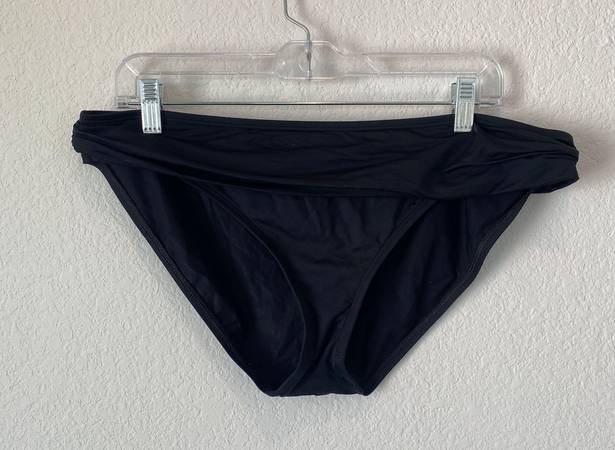 La Blanca Island Goddess Shirred Band Hipster Bottom in Black