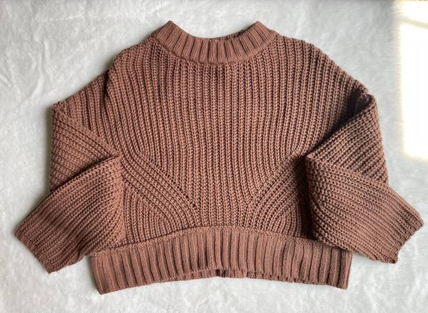 Moon & Madison Mauve Knit Sweater