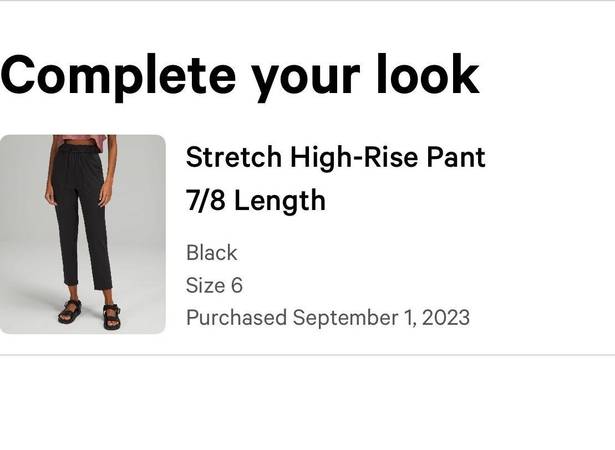 Lululemon Stretch High-Rise Pants 7/8