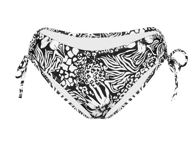 No Bo NWT  bikini Black and White Animal Hipster swimwear set bathing suit pool