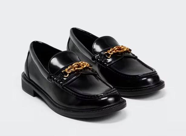 Mango New  Chain loafers