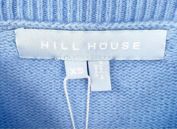 Hill House NWT  The Sylvie Merino Wool Sweater XS Blue