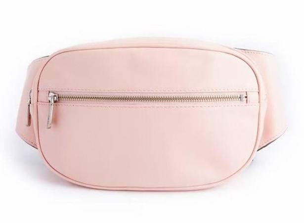 Royce New York Pink Leather Hip Bag / Crossbody Belt Bag