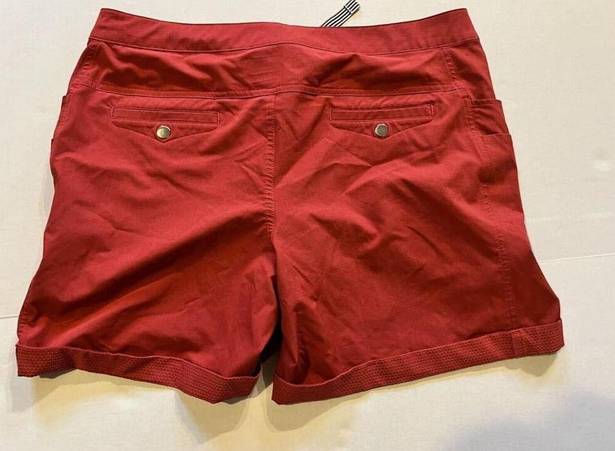 Zyia  Active Not Just A Trail Shorts Women’s Size XXXL 3XL Red Outdoor Athlesiure