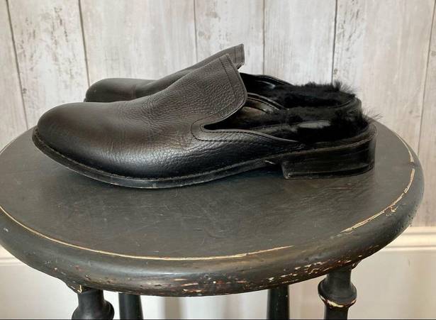 1. State  Fur Lined Mules