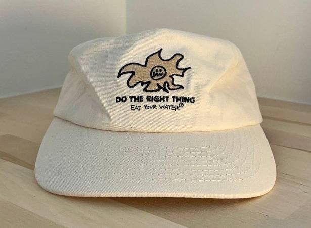 Eat Your Water 5 Panel Hat Tan